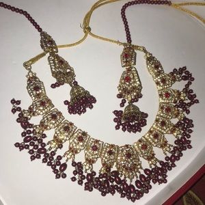 Indian necklace & earring set